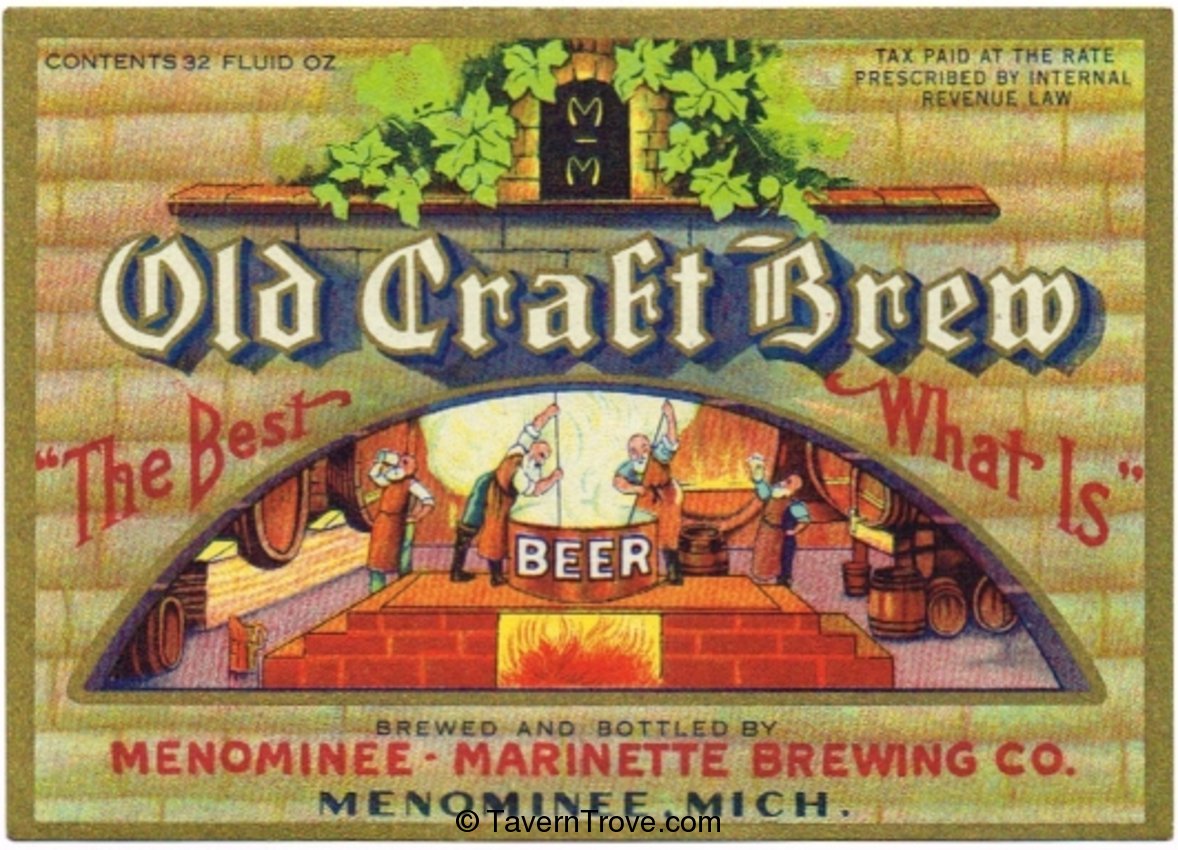 Old Craft Brew Beer 