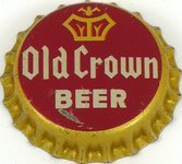 Old Crown Beer (dull gold & silver)