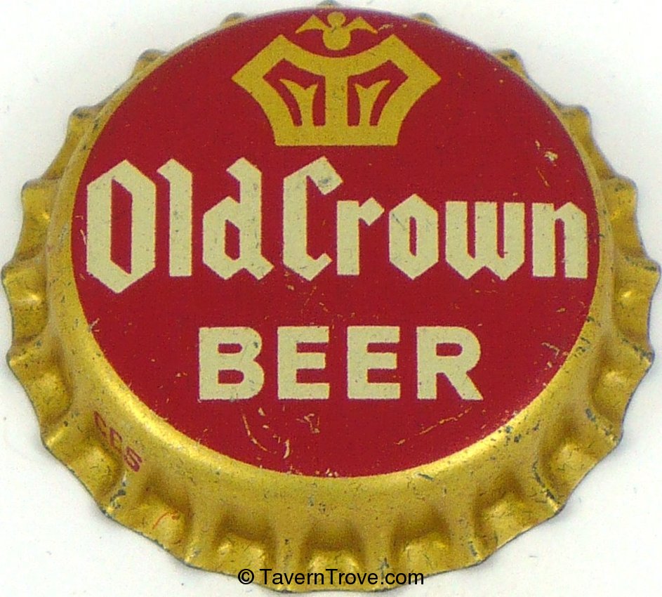 Old Crown Beer (dull gold & white)
