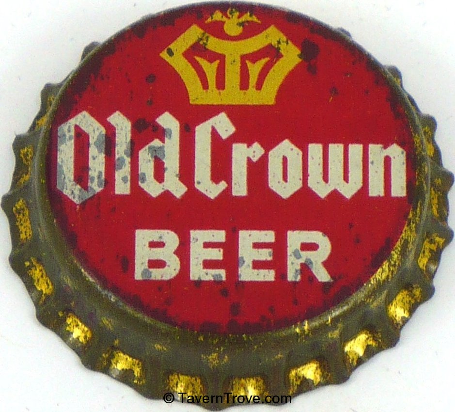 Old Crown Beer (metallic gold & white)