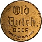 Old Dutch Beer token