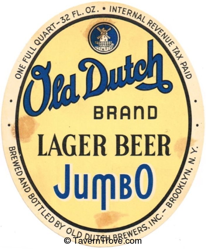 Old Dutch Lager Beer 