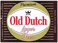 Old Dutch Premium Lager Beer