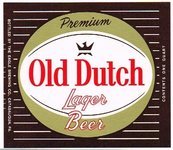 Old Dutch Premium Lager Beer