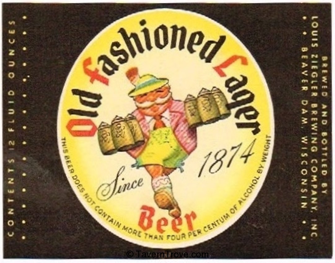 Old Fashioned Lager Beer