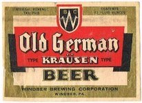 Old German Krausen Beer