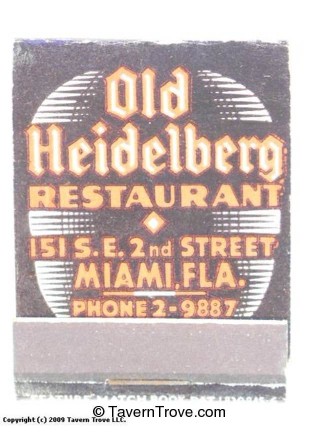 Old Heidelberg Restaurant Feature