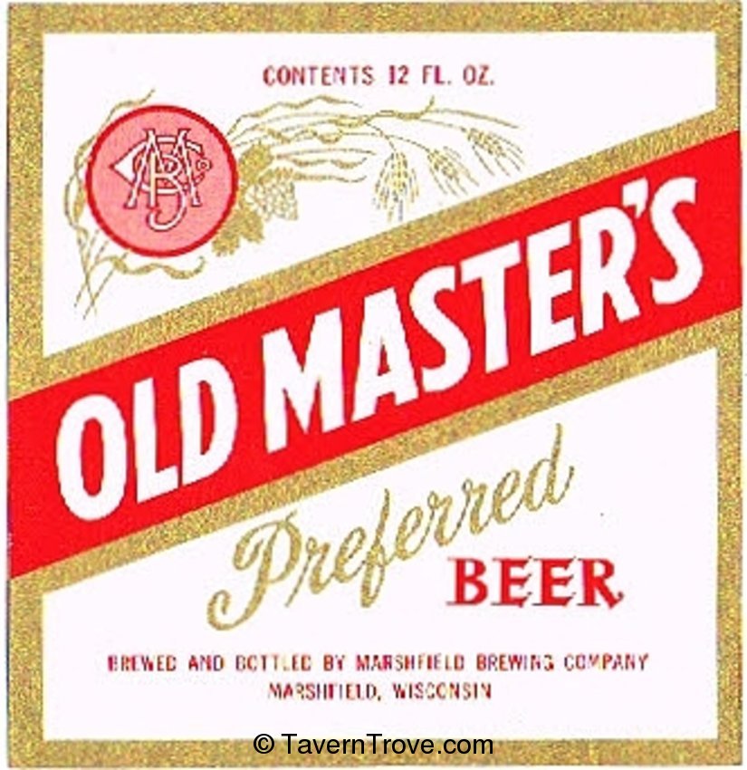 Old Master's Preferred Beer
