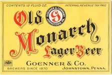 Old Monarch Lager Beer