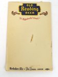 Old Reading Beer Notepad