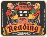 Old Reading Pilsner Beer 