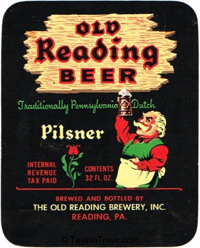 Old Reading Pilsner Beer