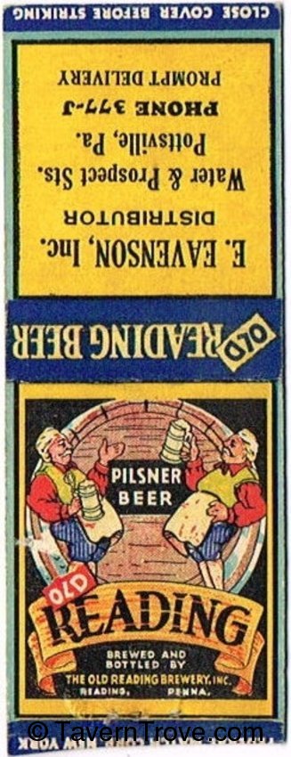Old Reading Pilsner Beer