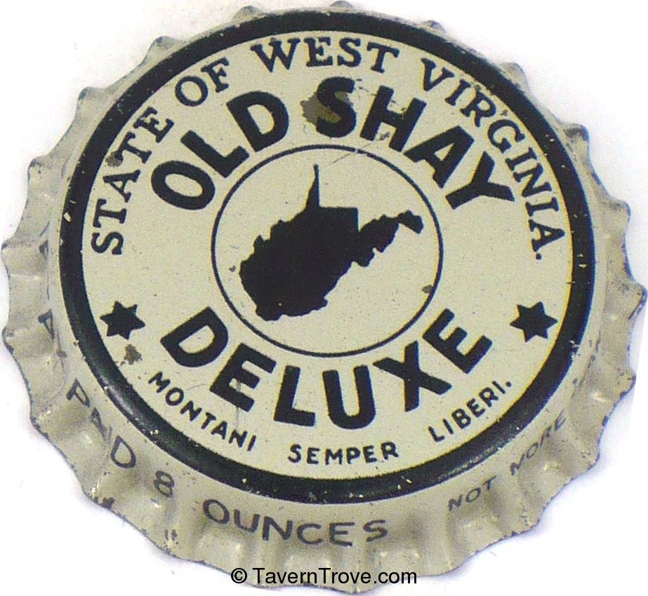 Old Shay De Luxe Beer ~WV 8oz Tax