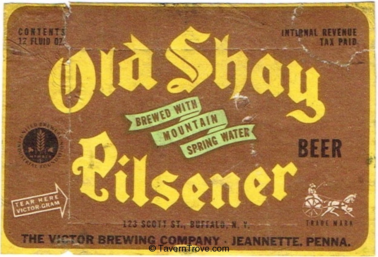 Old Shay Pilsener Beer