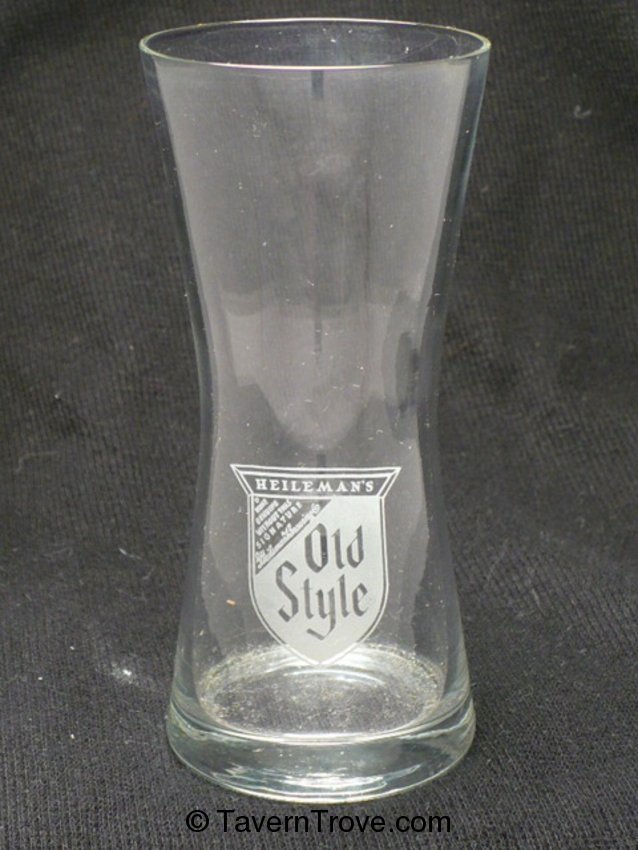 Item 61467 1950 Old Style Lager Beer Etched Glass