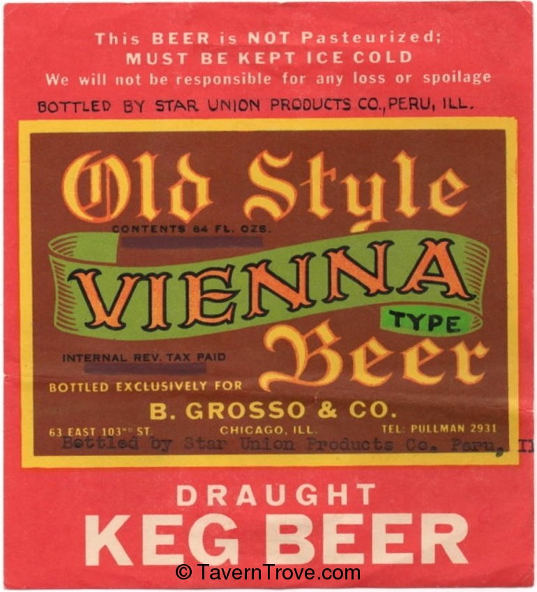 Old Style Old Vienna Beer