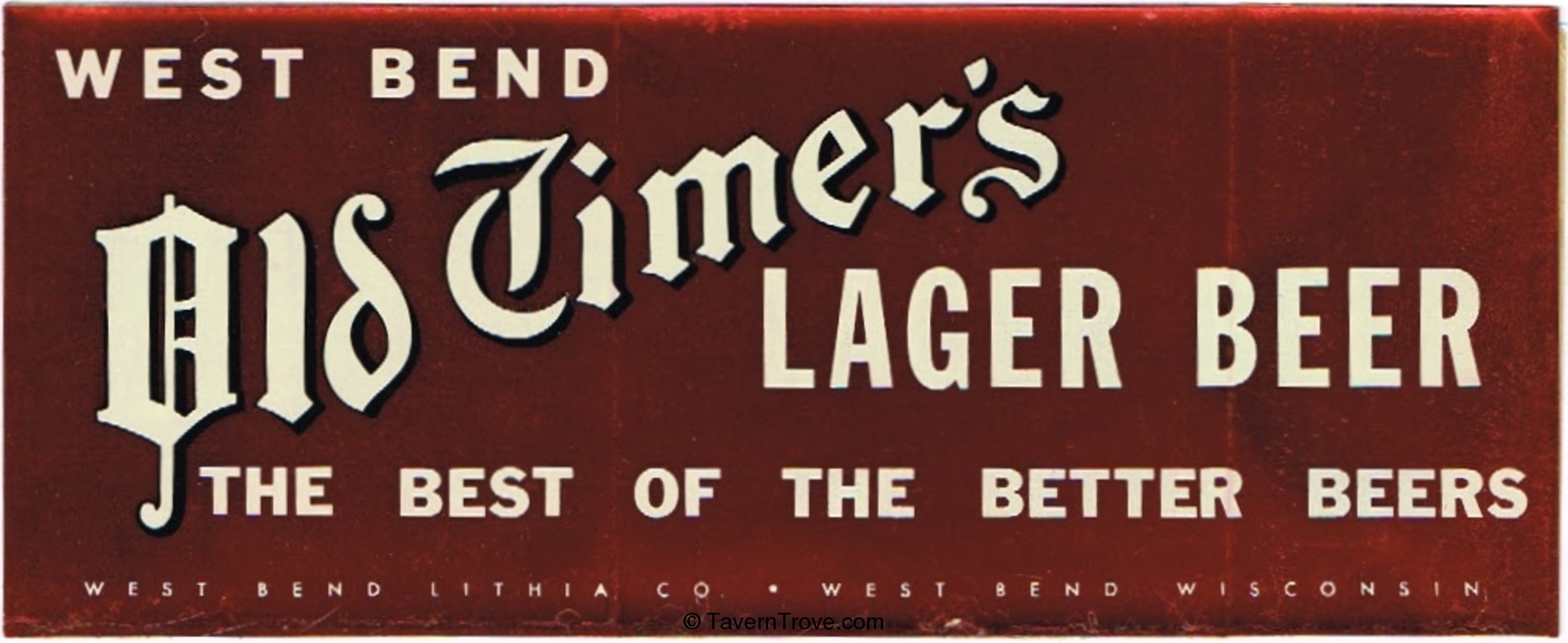 Old Timer's Lager Beer (Decal)