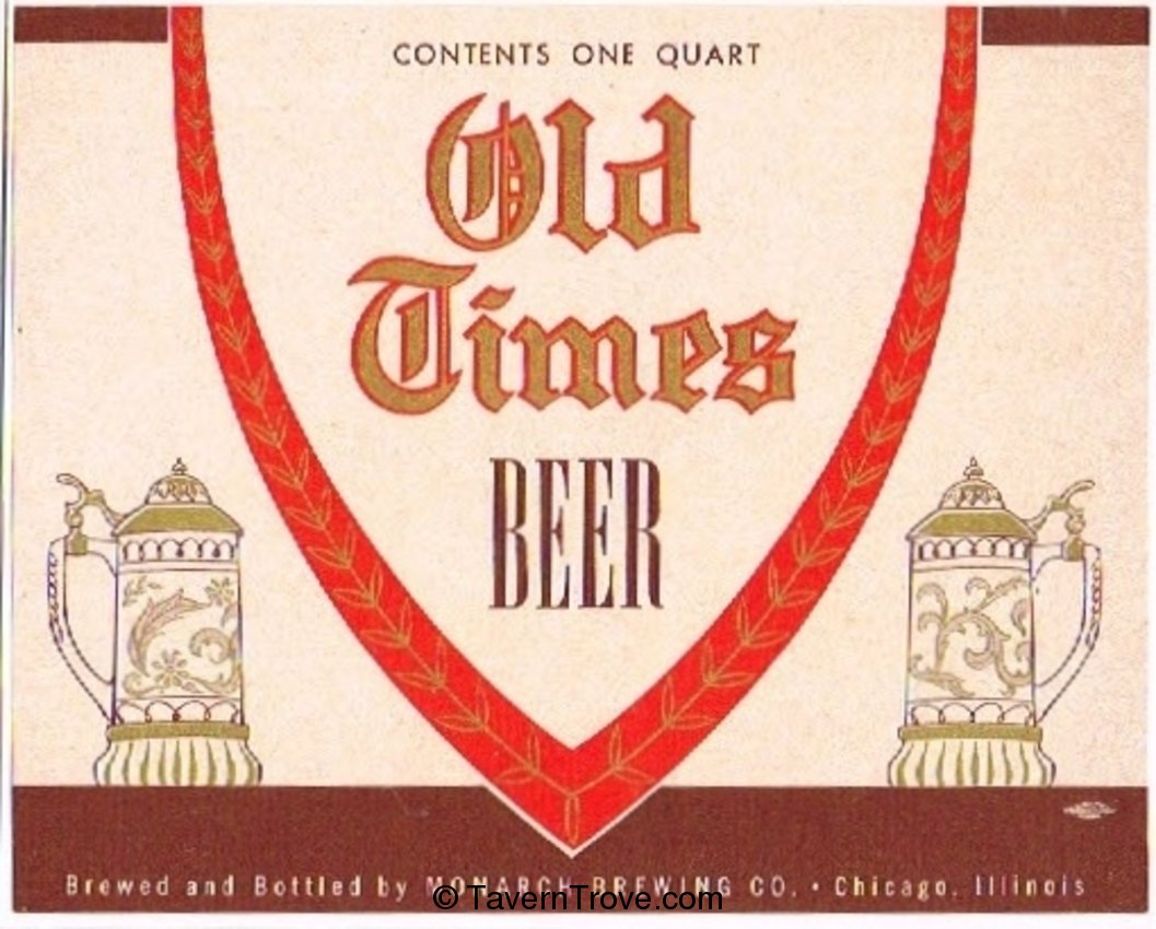 Old Times  Beer