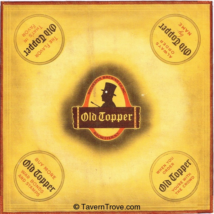Old Topper Beer placemeat