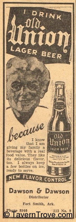 Old Union Lager Beer