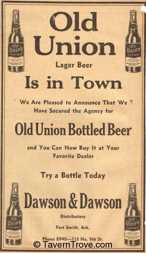 Old Union Lager Beer