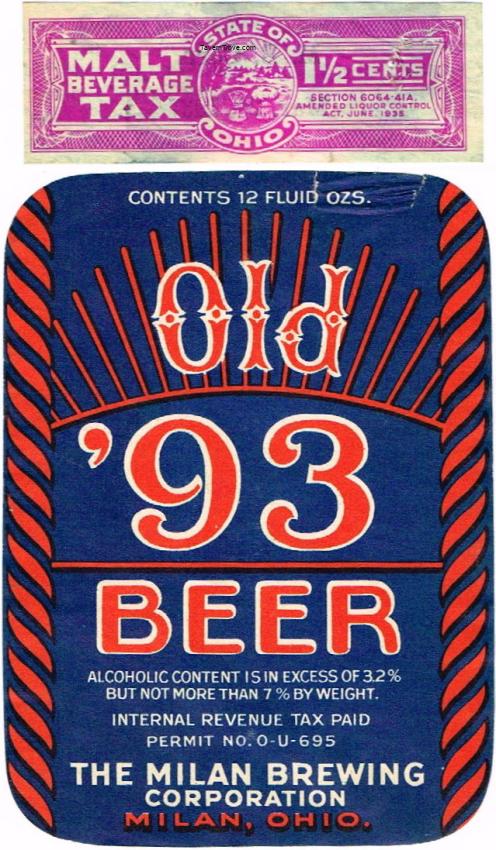 Old '93 Beer Dupe