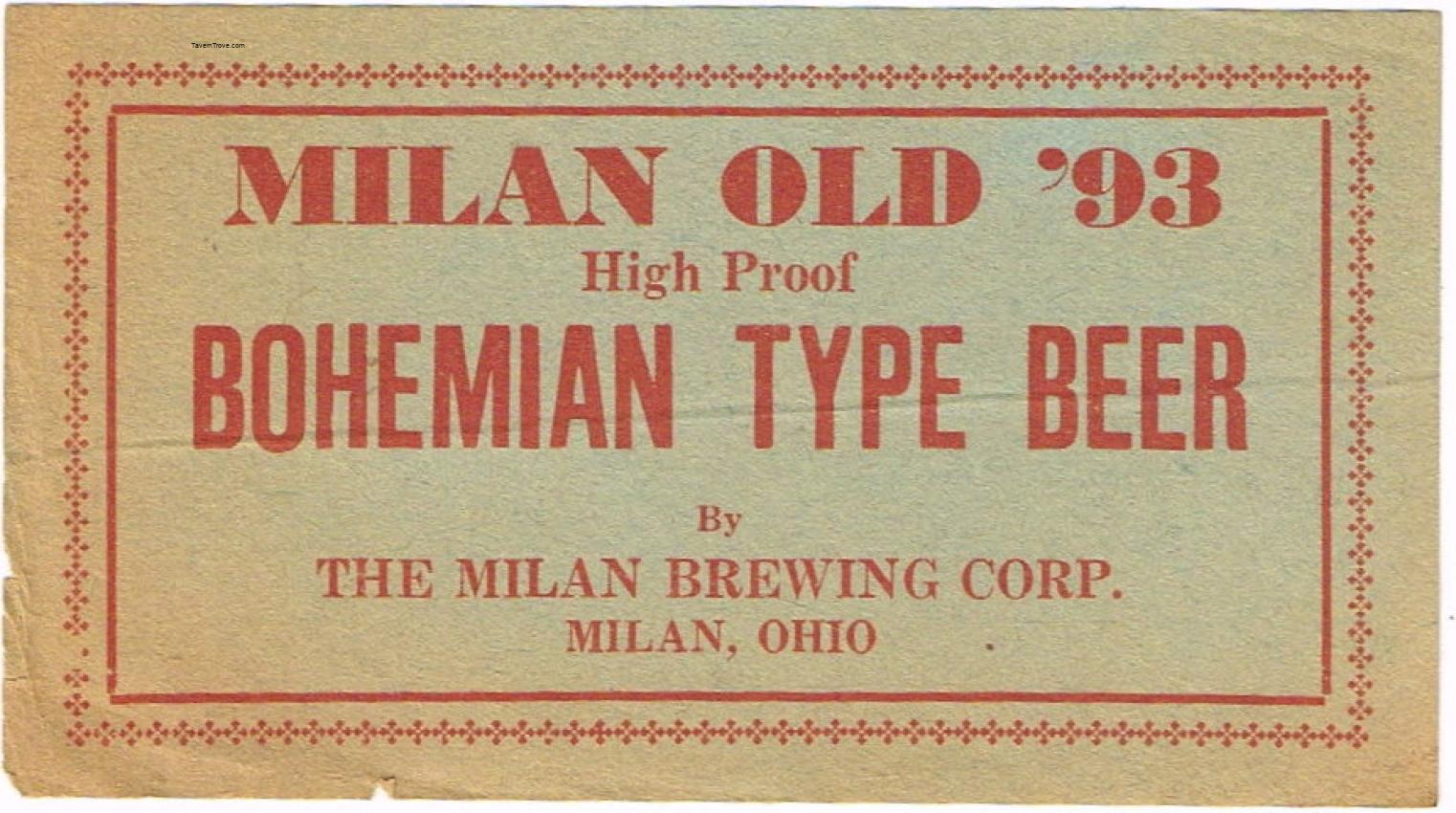 Old '93 Bohemian Type Beer
