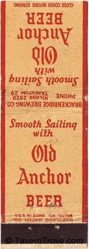 Old Anchor Beer (full sked)