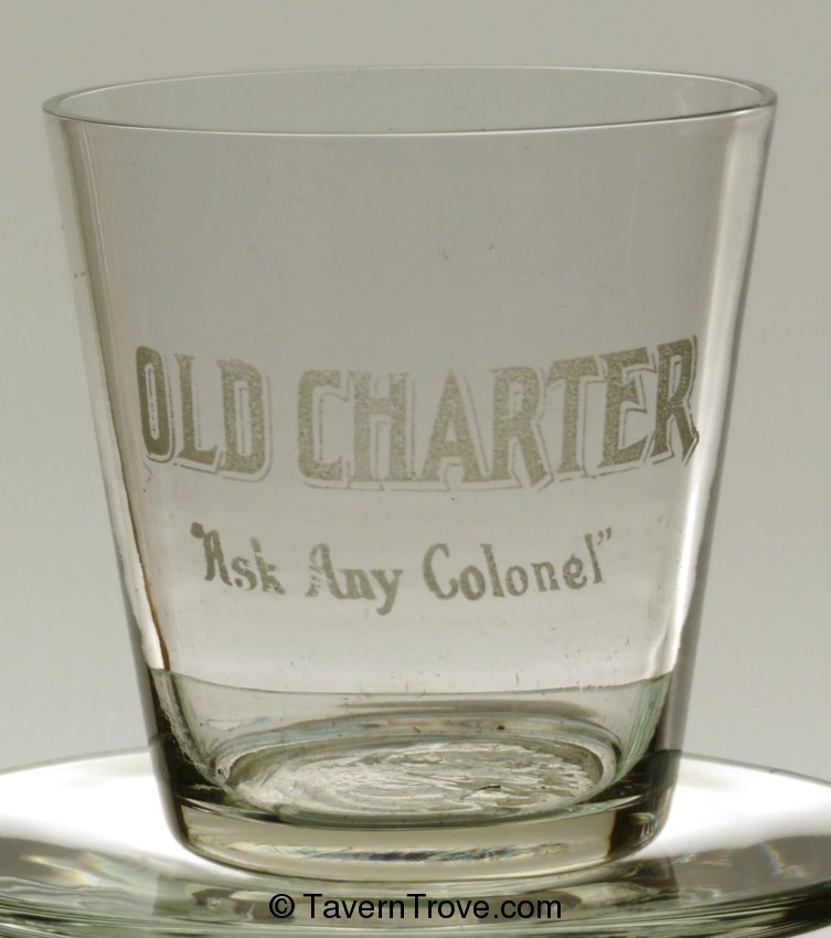 Old Charter Whiskey Shotglass Frankfort, Kentucky