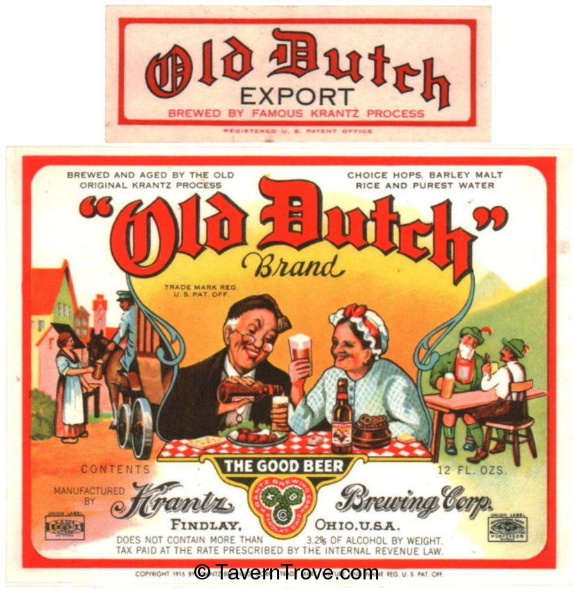 Old Dutch Brand  Beer