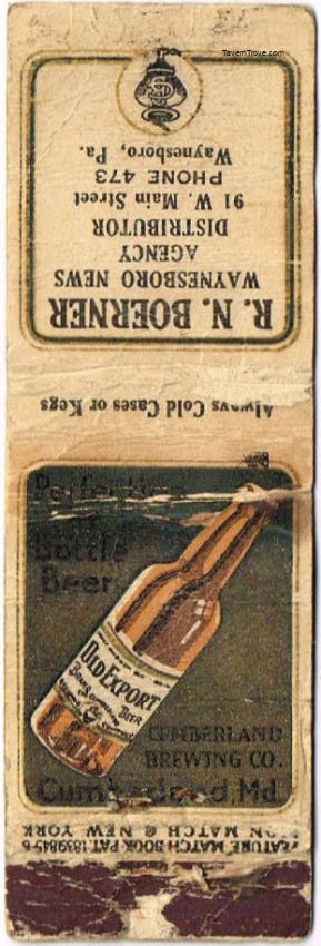 Old Export Brand Beer