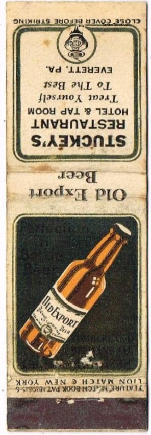 Old Export Brand Beer