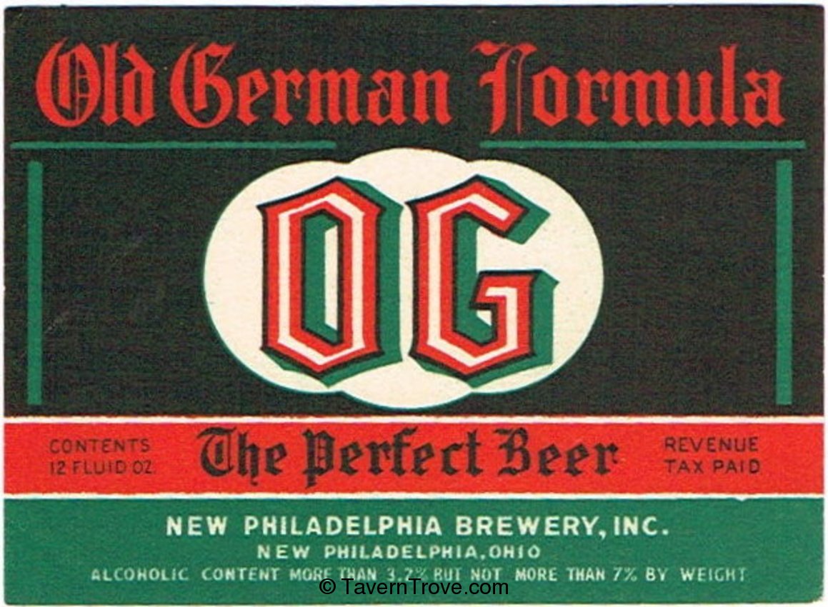 Old German  Formula Beer