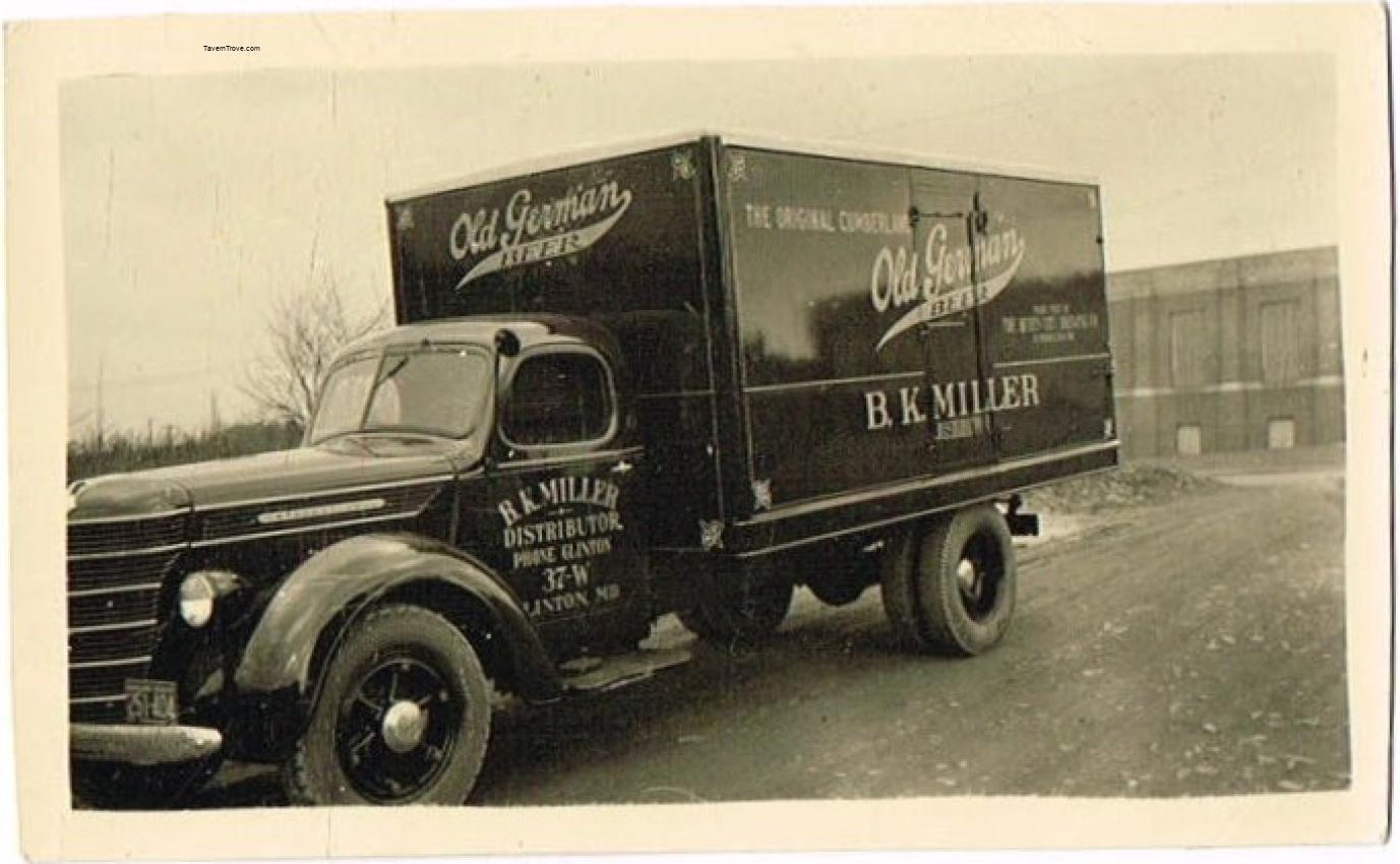 Old German Beer Delivery Truck 