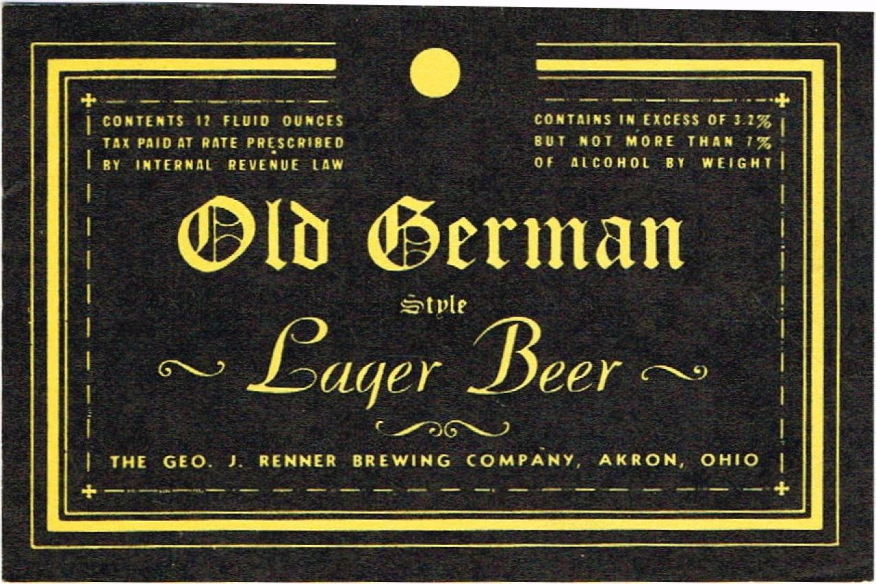 Old German Style Lager Beer