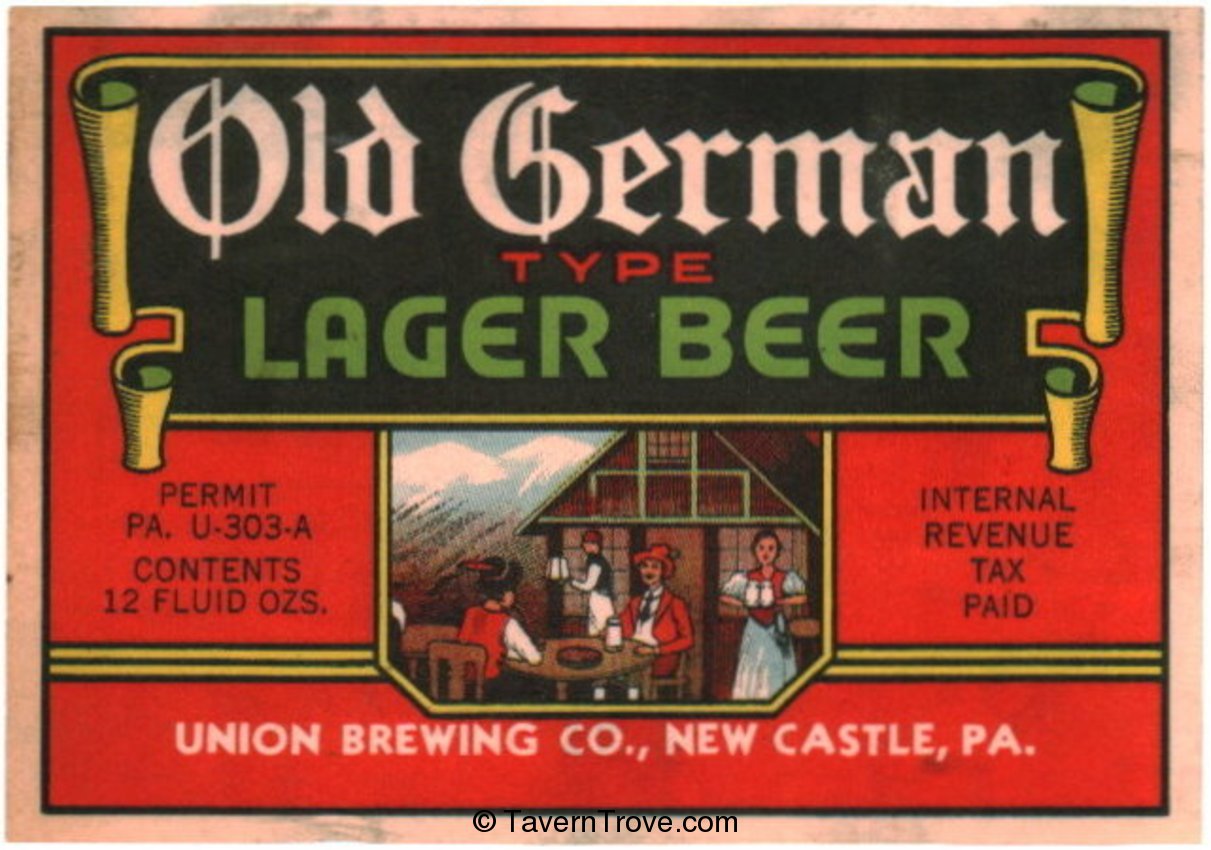 Old German Type Lager Beer