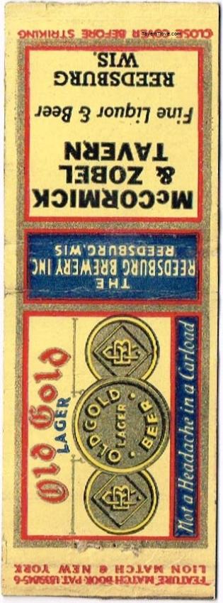 Old Gold Lager Beer Dupe