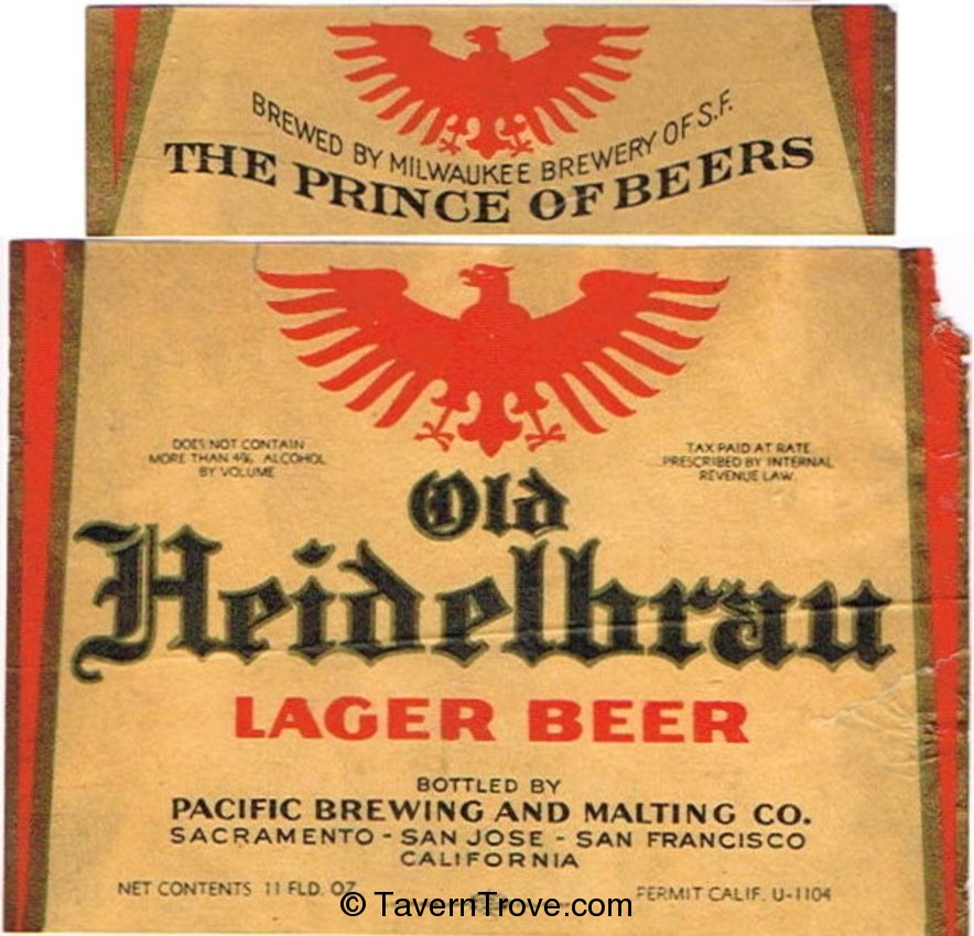 Old Heidelbrau Lager Beer