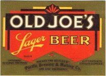 Old Joe's Lager Beer