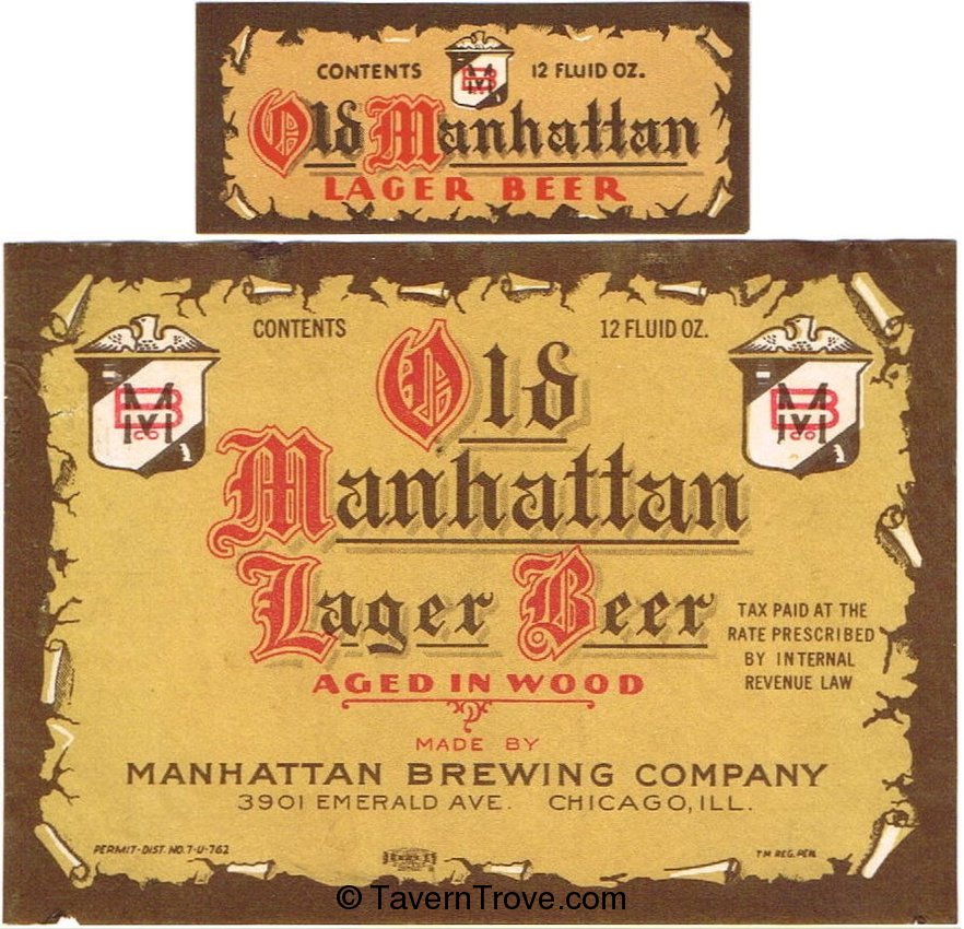 Old Manhattan Lager Beer