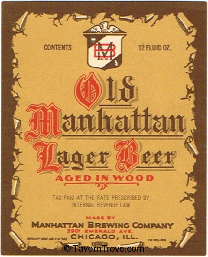 Old Manhattan Lager Beer