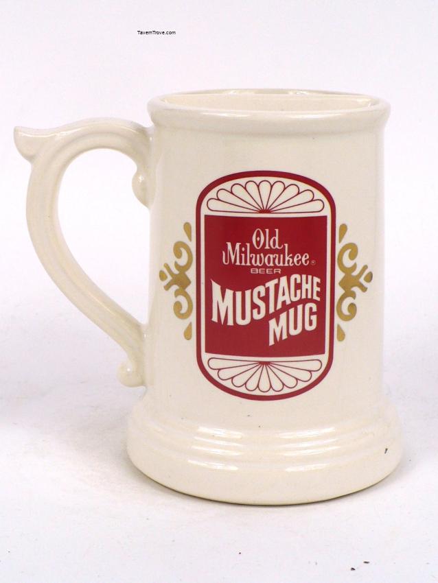 Old Milwaukee Beer  Mustache Mug