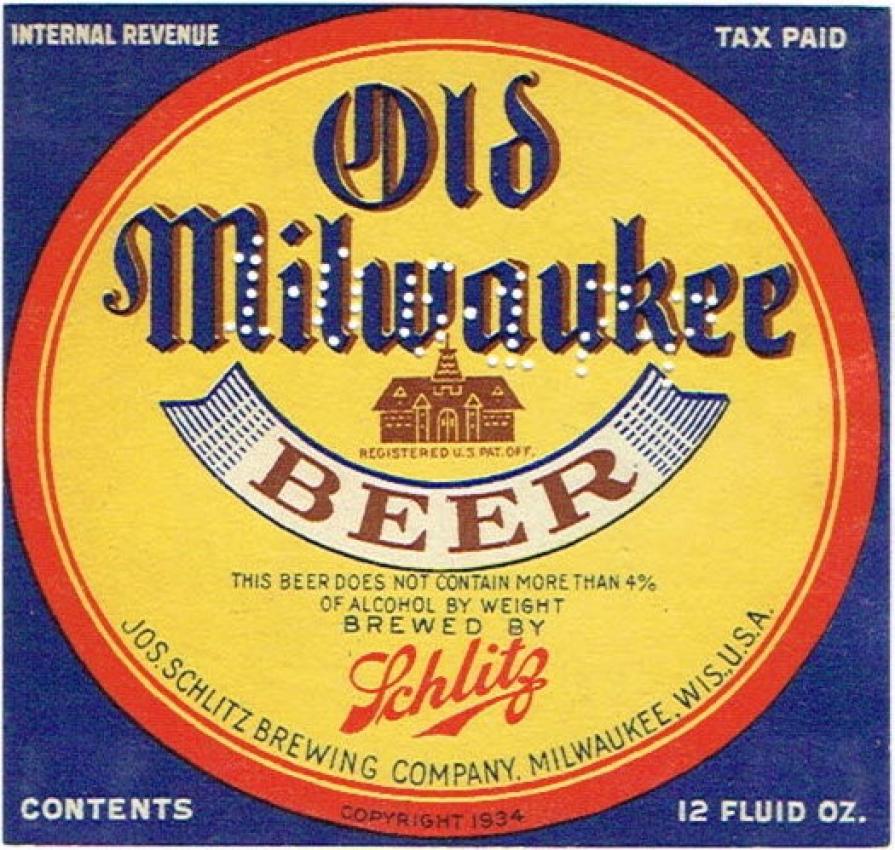 Old Milwaukee Beer (No Bottler)