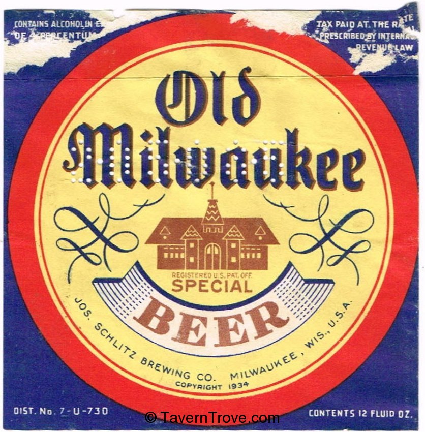 Old Milwaukee Special Beer