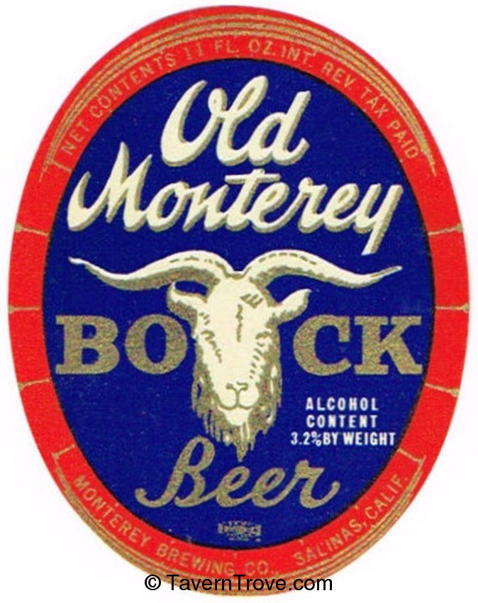 Old Monterey Bock Beer
