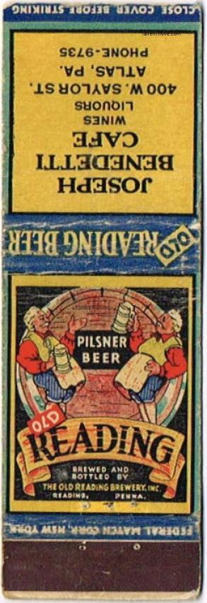 Old Reading Pilsner Beer