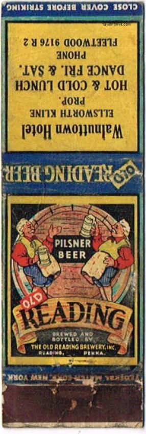 Old Reading Pilsner Beer