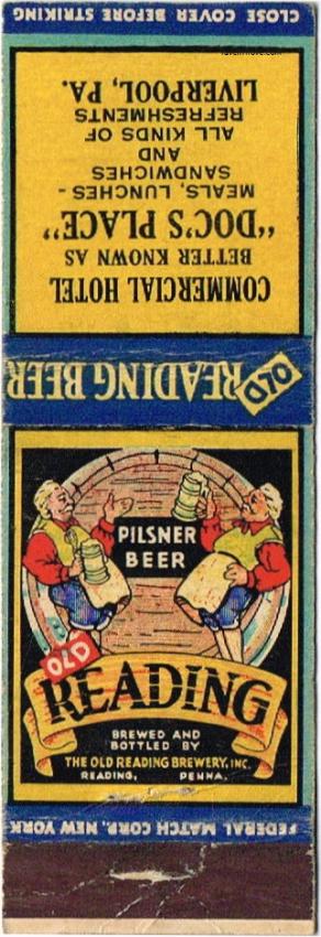 Old Reading Pilsner Beer