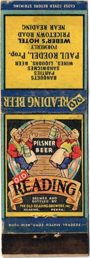 Old Reading Pilsner Beer